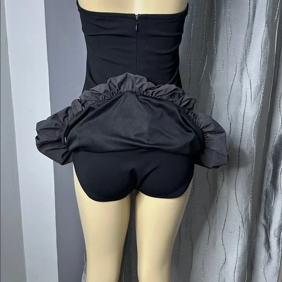 Edge Women’s Mini Dress Sz L Strapless,
Back zipper, Slight stretch - Picture 5 of 8